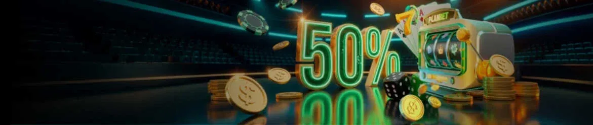 50% Bonus on Monday up to 469.69 CAD